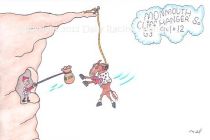 Glass Art 2012 Cliff Hanger